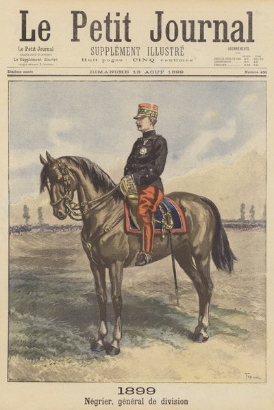 General Negrier by French School